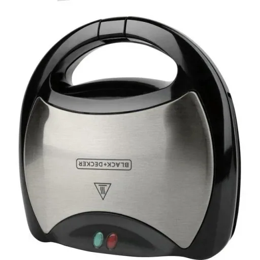Toasteisen - rostfreier Stahl - antihaftbeschichtet - Kontrollleuchte - 750W