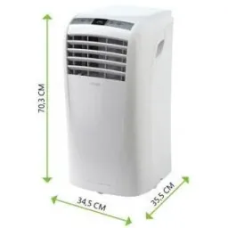 Olimpia Splendid Dolceclima Compact 9 P - Mobiler Luftkühler - Luftkühler 9.000 BTU/h mit Freihandgebläse