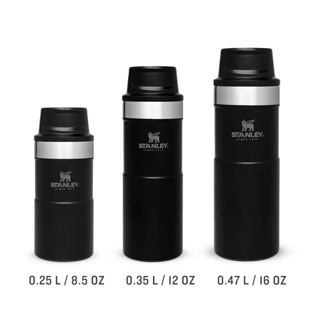 Trigger-Action Travel Mug 0,35 l, Matte Black, Vakuumisolierung, Einhandbedienung