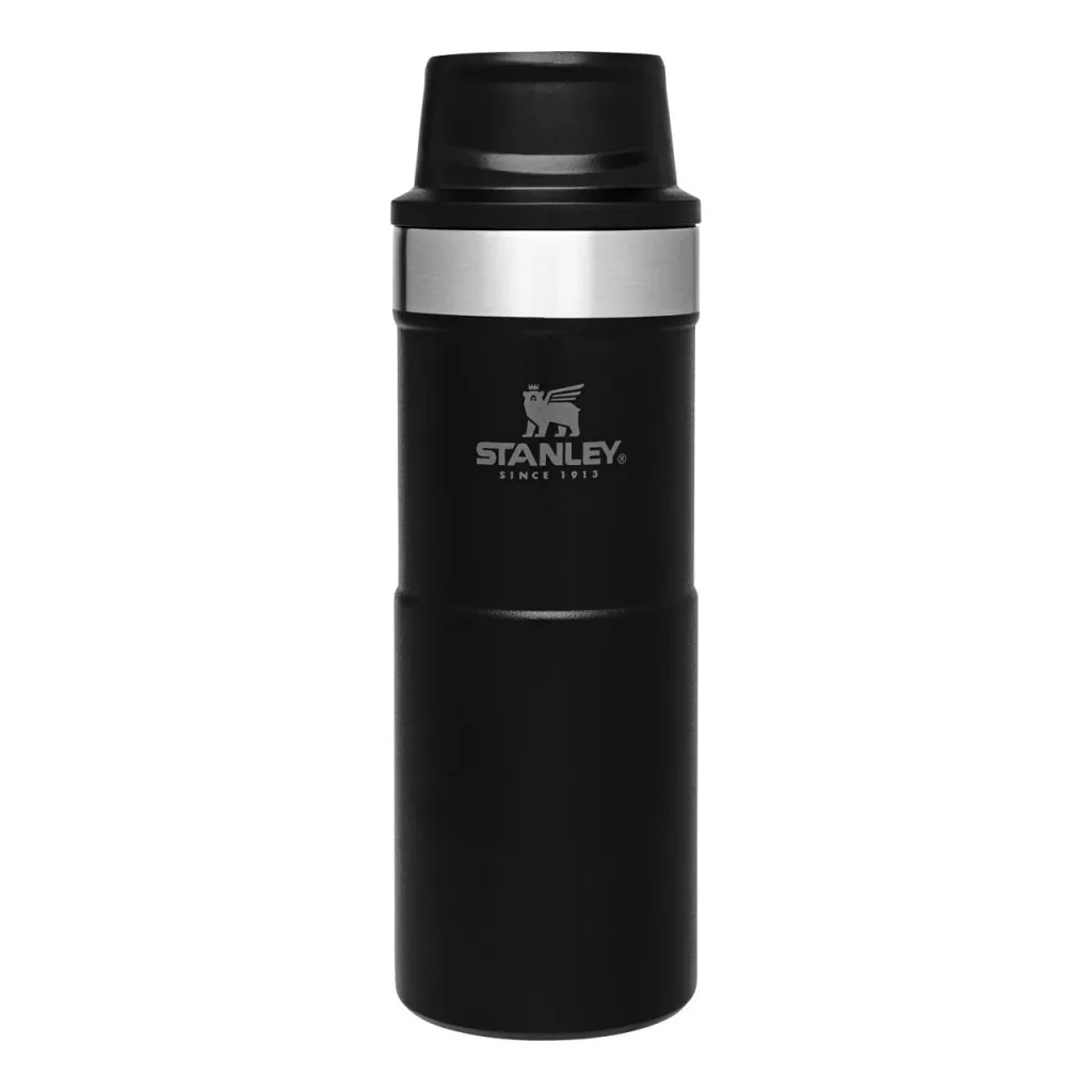 Trigger-Action Travel Mug 0,35 l, Matte Black, Vakuumisolierung, Einhandbedienung