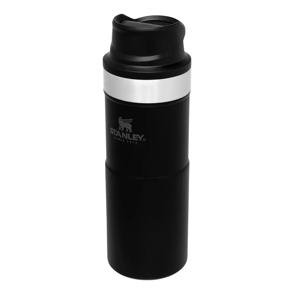 Trigger-Action Travel Mug 0,35 l, Matte Black, Vakuumisolierung, Einhandbedienung