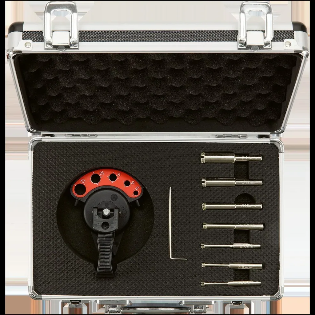 Fliesenbohrer Komplett Set, 8 teilig