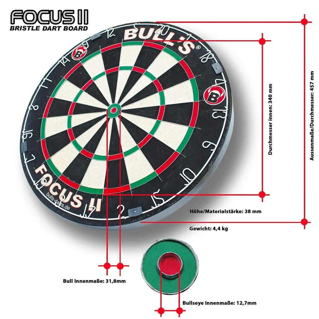 Focus II Bristle Dart Board