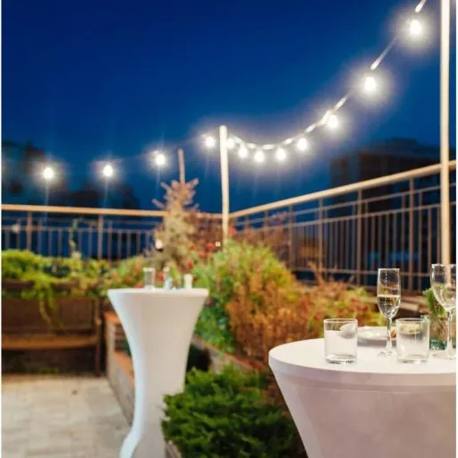 VT-70510 Lichterkette - Wasserdicht - 10 LED-Lampen - 3000K - 5M