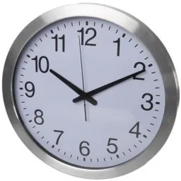 Wanduhr aus Aluminium - Ø 40 cm