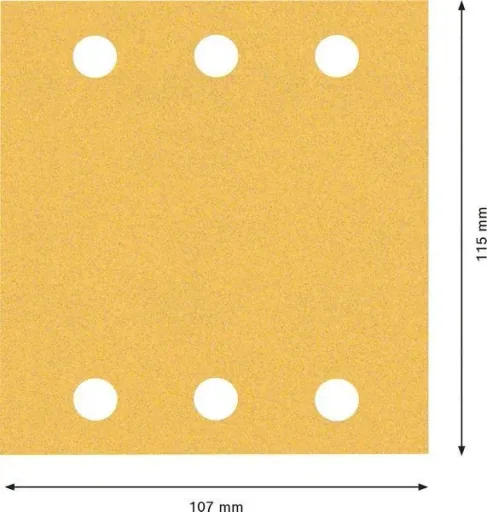 Schleifblatt C470, 115 x 107mm, K120 ,10x EXP