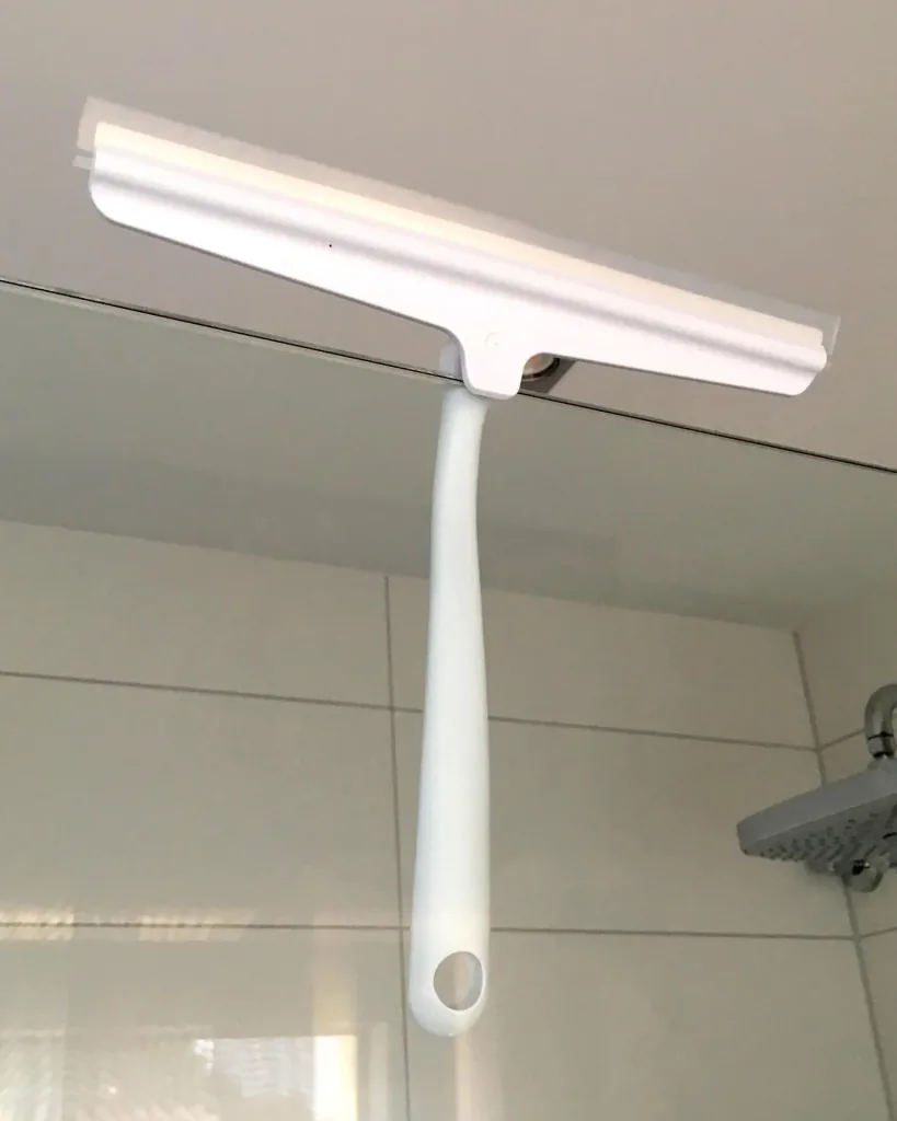 Drehbarer Duschabzieher „Exklusiv“, Weiß