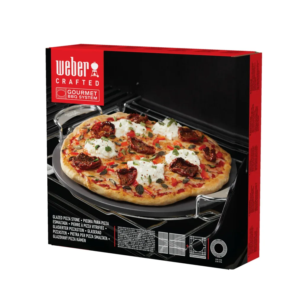 CRAFTED glasierter Pizzastein - Gourmet BBQ System