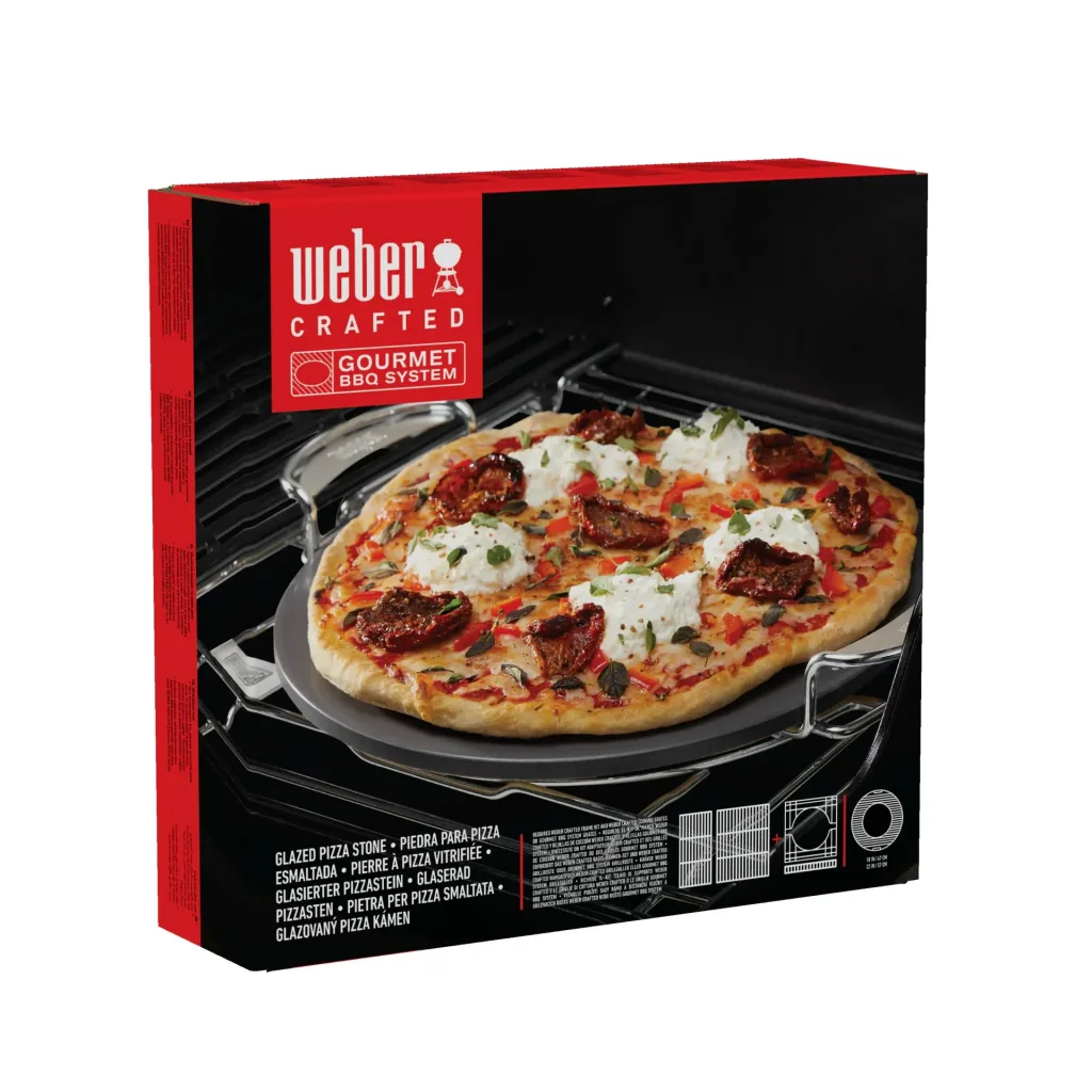CRAFTED glasierter Pizzastein - Gourmet BBQ System
