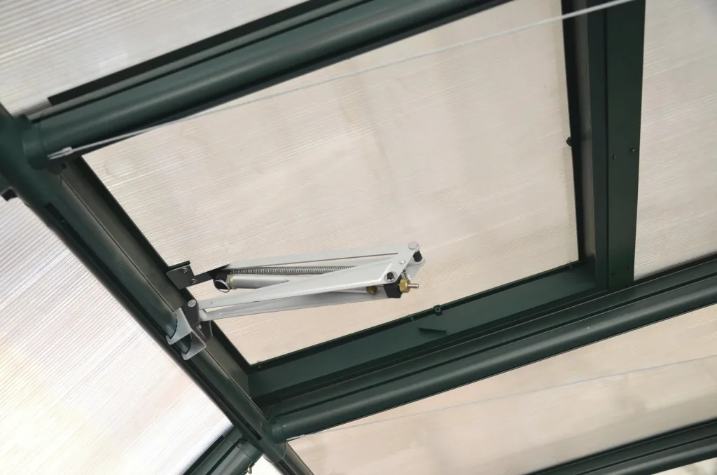 Automatischer Dachfensteröffner für Kunststoff Gewächshäuser