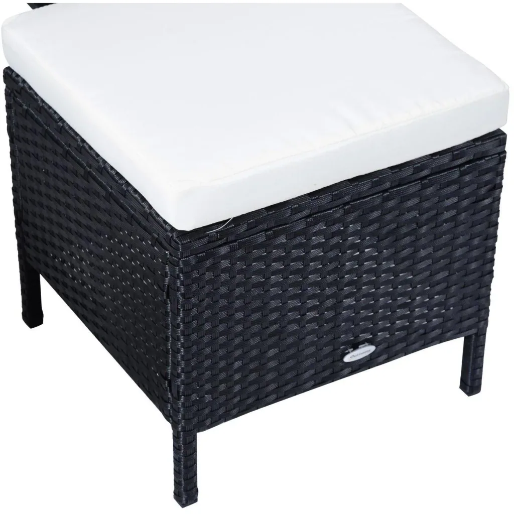 Polyrattan Sitzgruppe als 18-teiliges Set