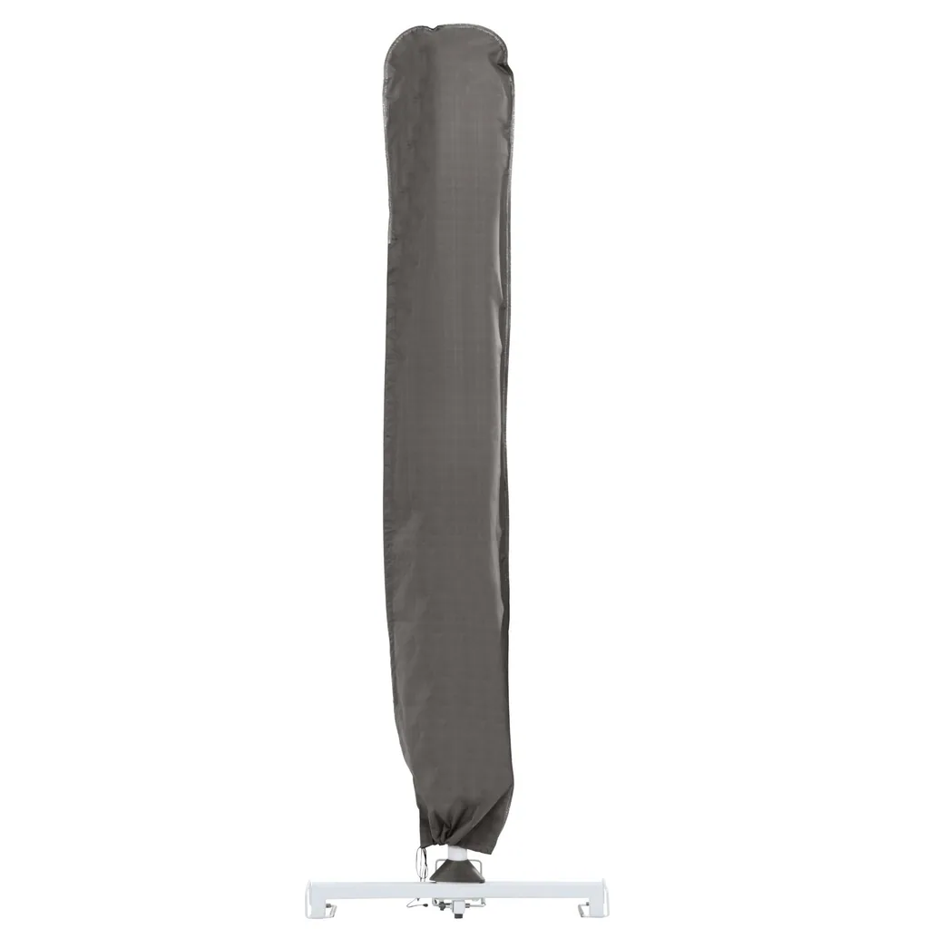 Außenabdeckung für Sonnenschirm bis Ø 450 cm, wasserdichte und UV-beständige Schutzhülle 250 x 64 cm