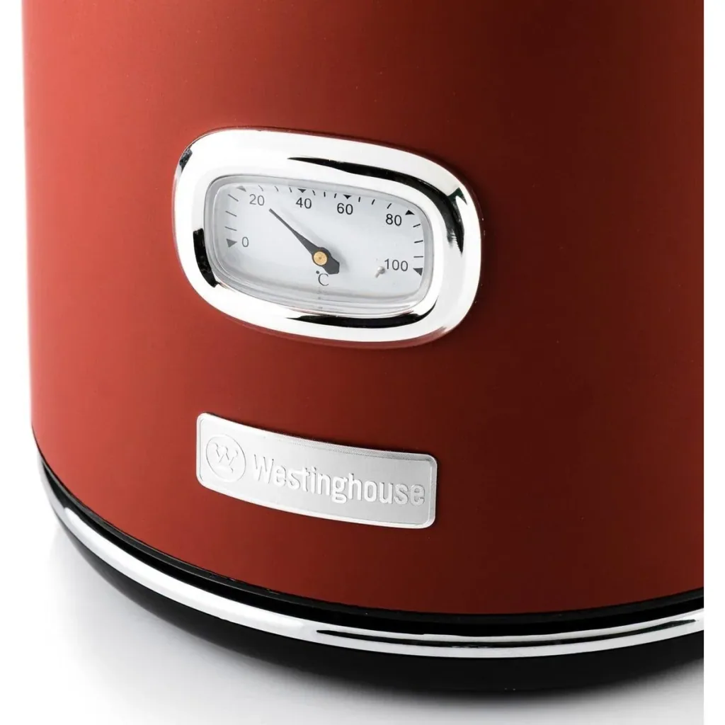 Retro-Wasserkocher - 1,7 Liter - Rot