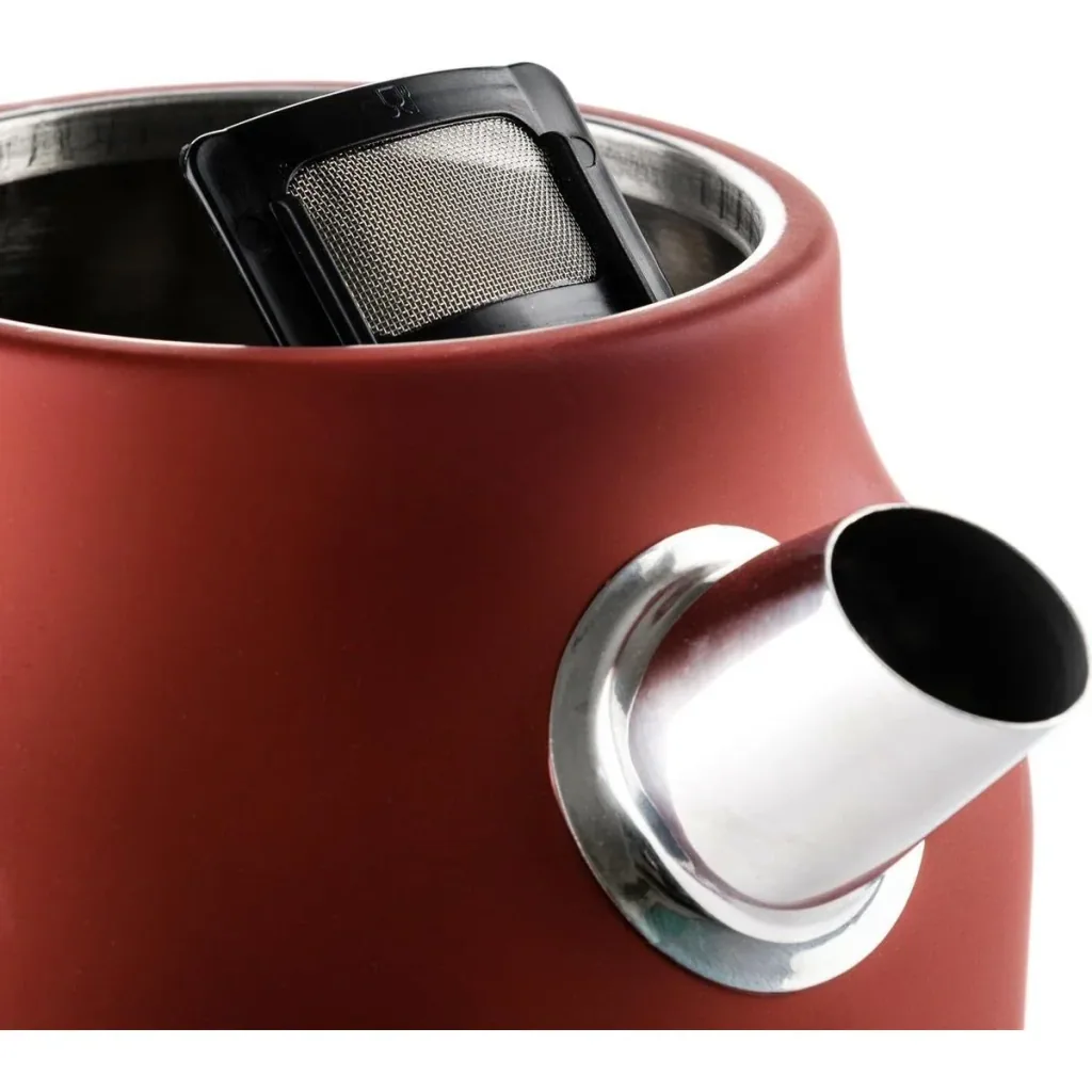 Retro-Wasserkocher - 1,7 Liter - Rot