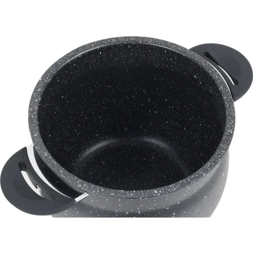 Couscous-Pfanne - 6L - Schwarz - 26x26x26 Cm