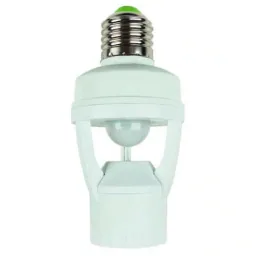 Fassung E27 mit Bewegungsmelder 360 Grad
