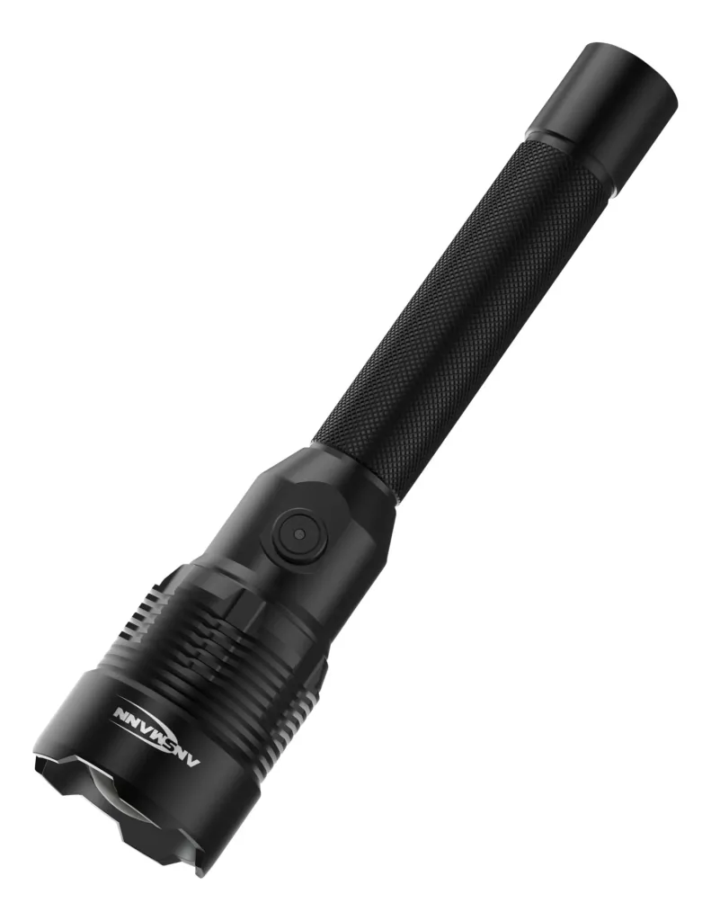 Professionelle COB-LED-Metalltaschenlampe mit Powerbankfunktion IPX7, wiederaufladbar