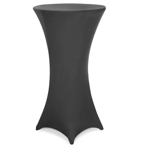 Tischabdeckung anthrazit Ø70cm