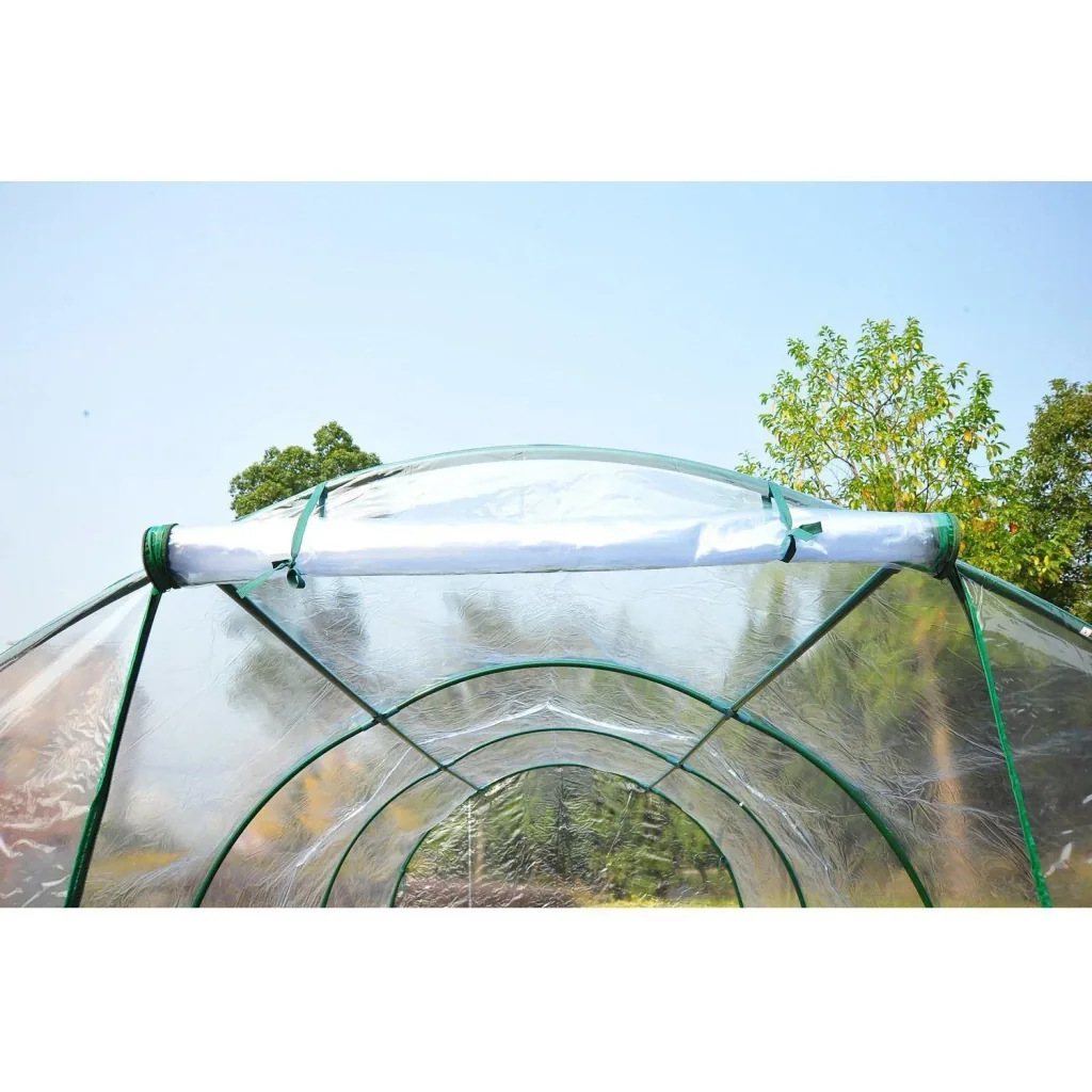 Foliengewächshaus 3,5x2x2m transparent mit Stahlrohrrahmen