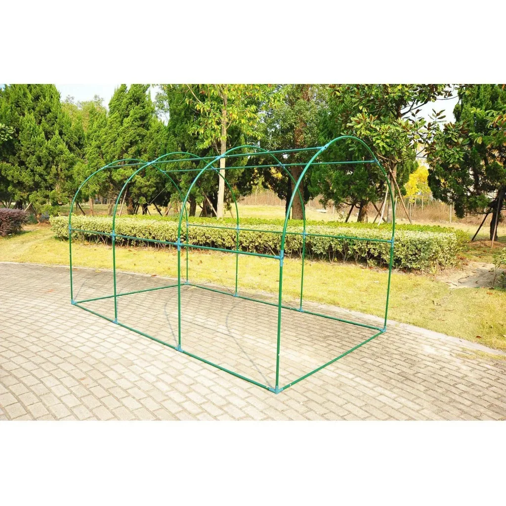 Foliengewächshaus 3,5x2x2m transparent mit Stahlrohrrahmen