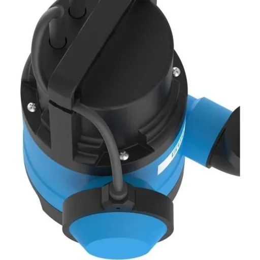 Abwassertauchpumpe GS4003P - 8000L/h MIT 15 Meter Gartenschlauch inklusive Düse und Armaturen UND 1" Wasserhahn