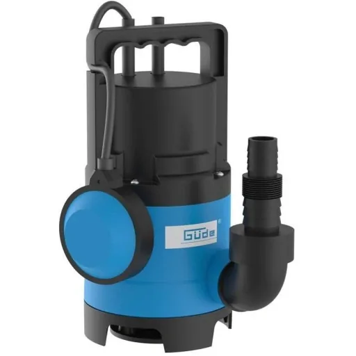 Abwassertauchpumpe GS4003P - 8000L/h MIT 15 Meter Gartenschlauch inklusive Düse und Armaturen UND 1" Wasserhahn