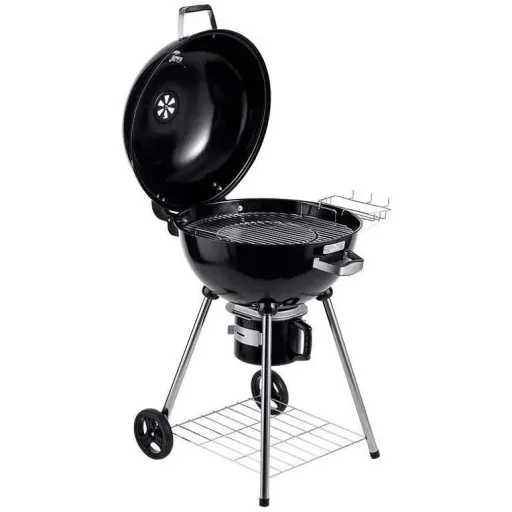 Vargan Kugelgrill - Holzkohlegrill - Kochfläche 44 x 32 cm - Schwarz