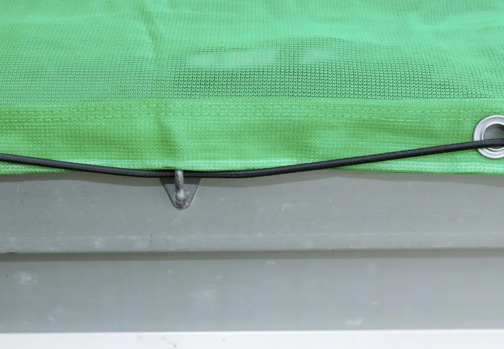 Container-Bändchengewebe mit Gummiseil, 220 g/m², 3,5 x 6 m