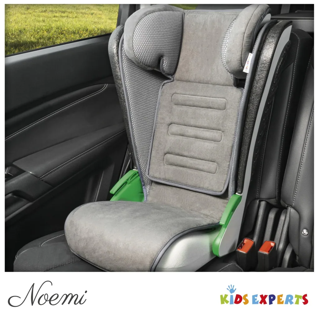 Kindersitz Noemi, klappbarer Auto-Kindersitz, anthrazit