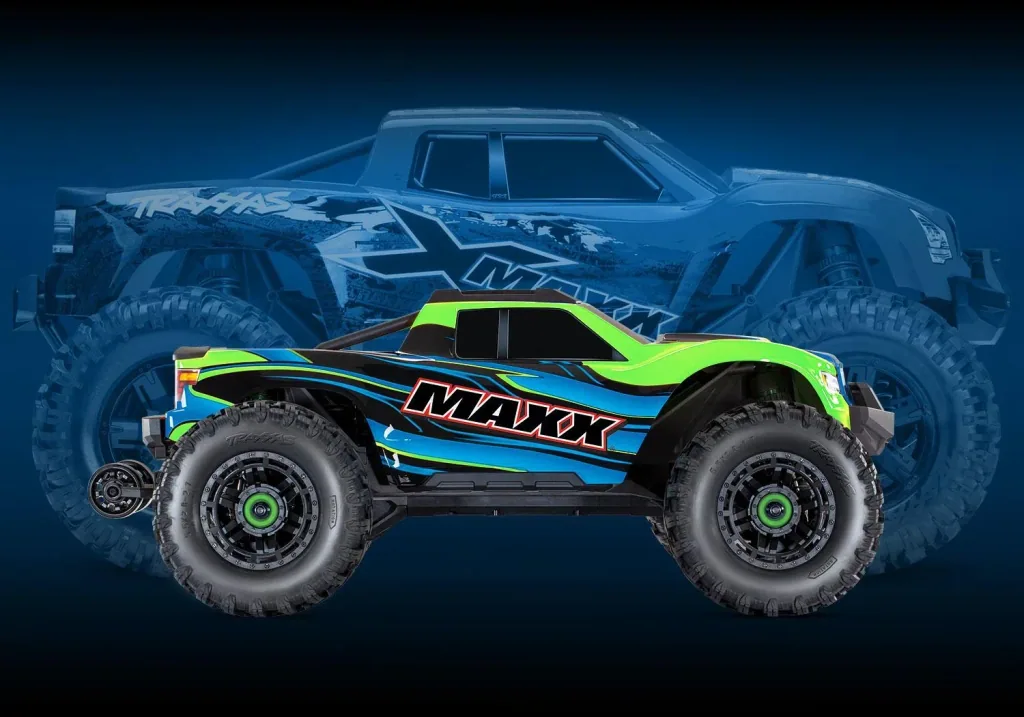 MAXX 1:10 RTR TSM SR VXL-4S Regler ohne Akku/Lader 1/10 Monster-Truck Brushless grün
