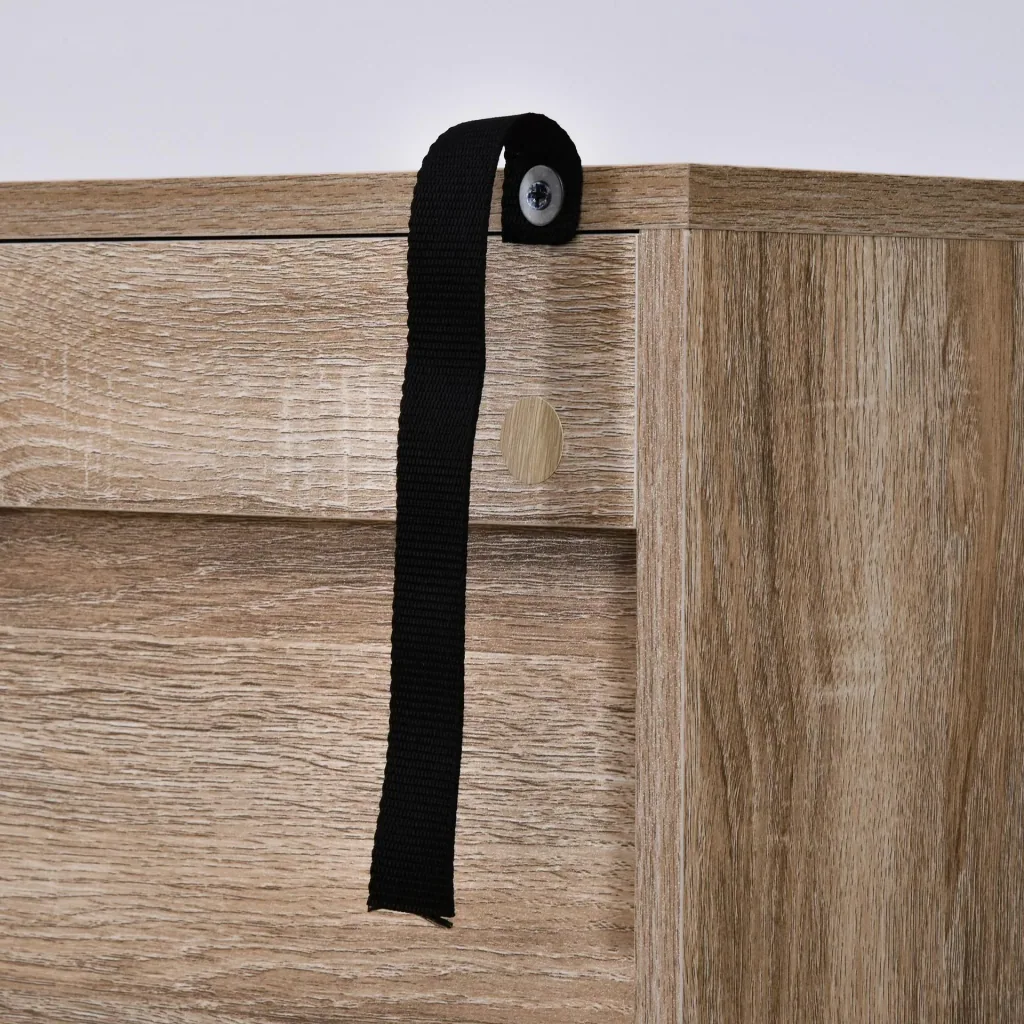 Schrank mit 5 offenen Fächern und 1 Schrank