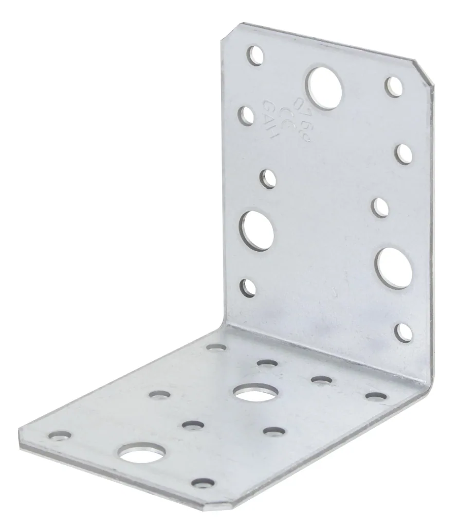 Winkelverbinder verzinkt 90 x 90 x 65 mm - 6 Stück