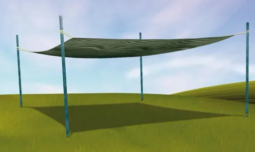 Beschattungsnetz für die Freilandhaltung 4,5 x 4,0 m