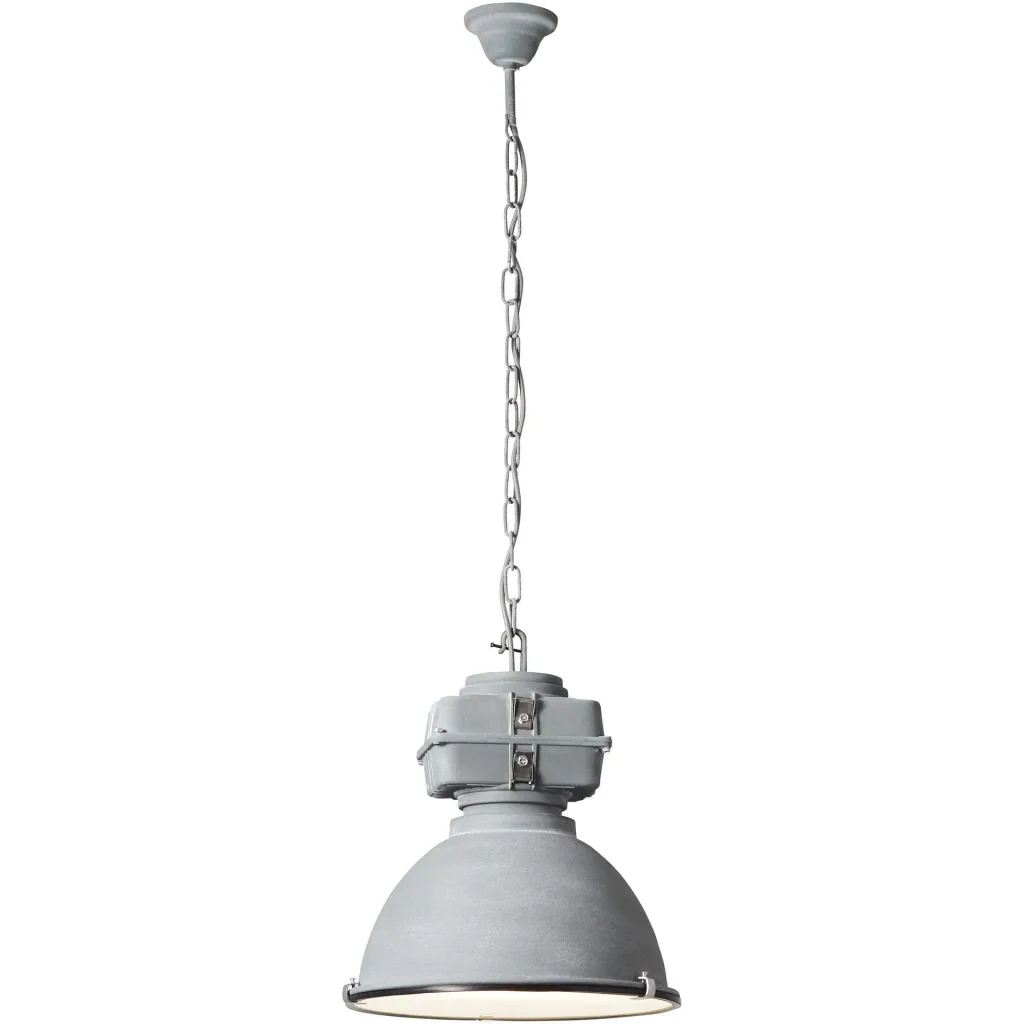 2x Industriehängeleuchte Anouk 93678/70 Beton 40cm inkl. 2x Warmlampen