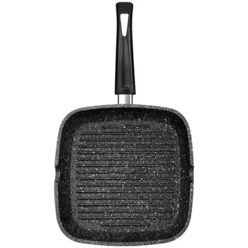 Grillpfanne - 24cm - Schwarz