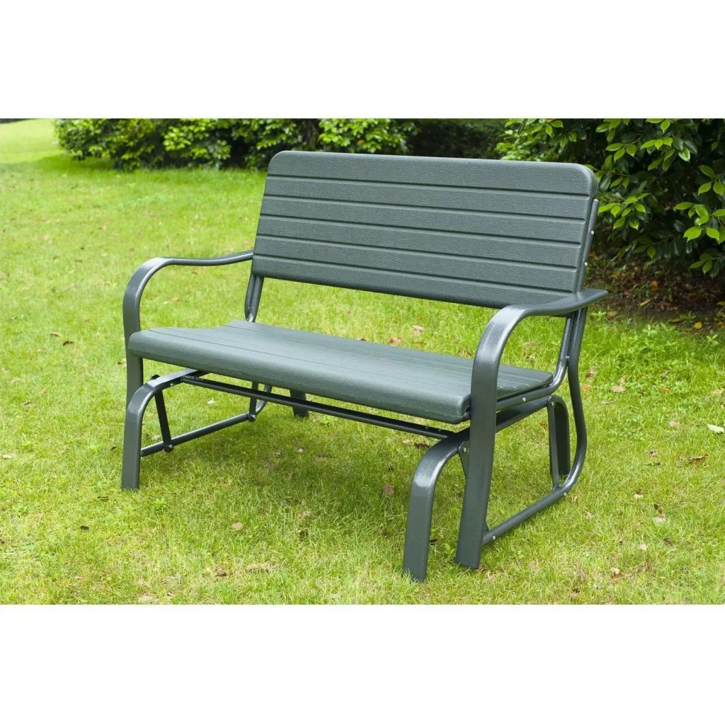 Schaukelbank Gartenbank Parkbank Metall Gartenmöbel 2-Sitzer