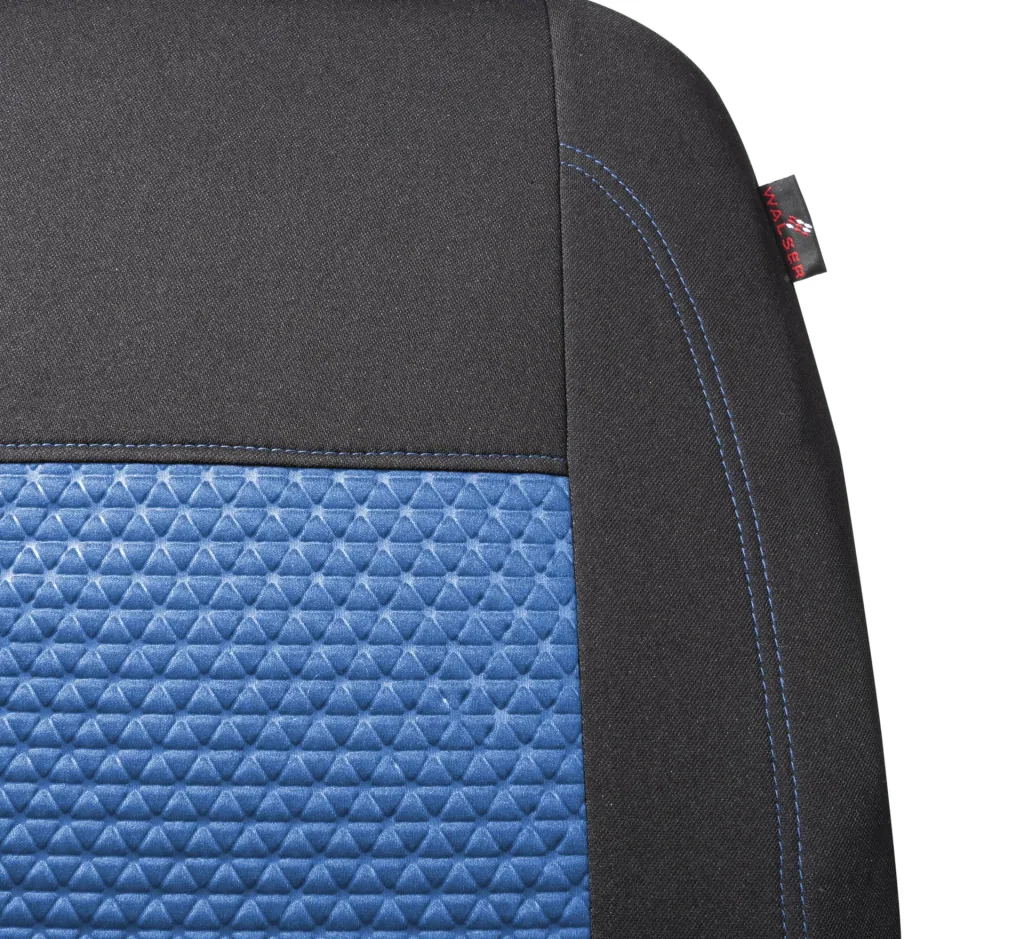 Autositzbezug Avignon Premium ,blau/schwarz , Komplettset 14-teilig