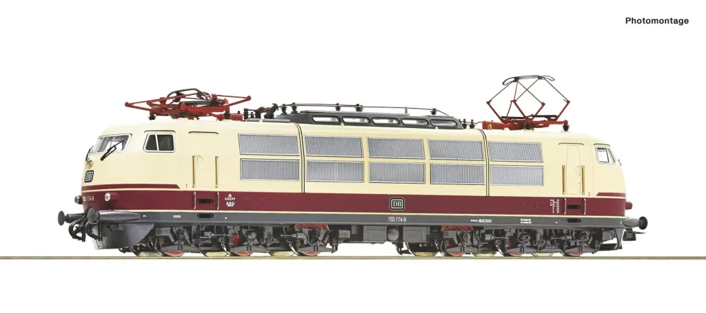 Elektrolokomotive 103 174 der Deutschen Bundesbahn, Spur H0 AC