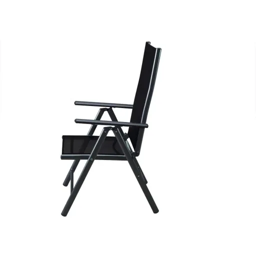 Gartenset Bern 4+1 in Aluminium anthrazit mit Milchglas