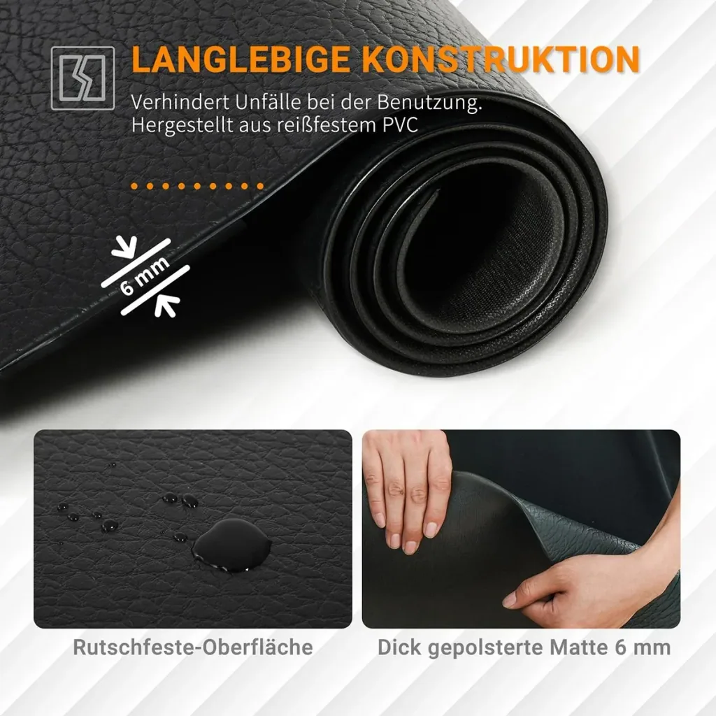 Bodenschutzmatte für Fitnessgeräte Sport Multifunktionsmatte Gymnastikmatten Yogamatten Anti-Rutsch Fitnessgerät für Hei