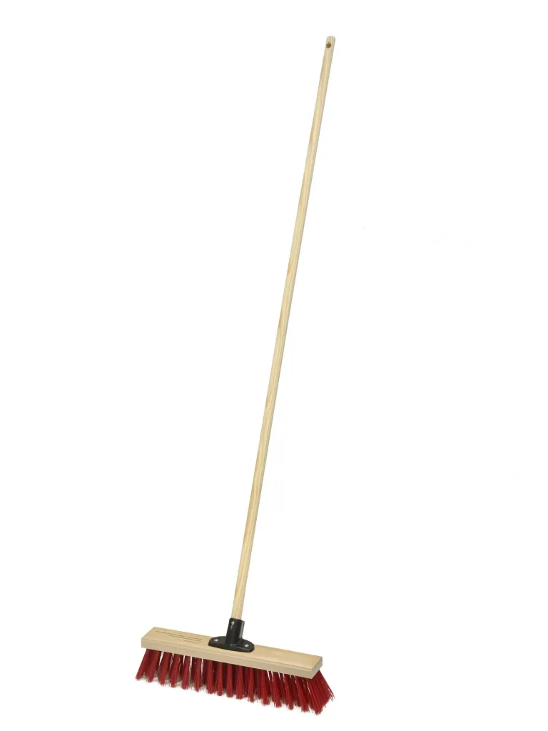 Straßenbesen, 40 cm mit Kunststoffstielhalter