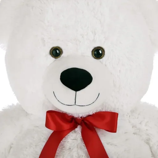 Großer Teddybär zum Knuddeln - Weiß - 5ft XXL