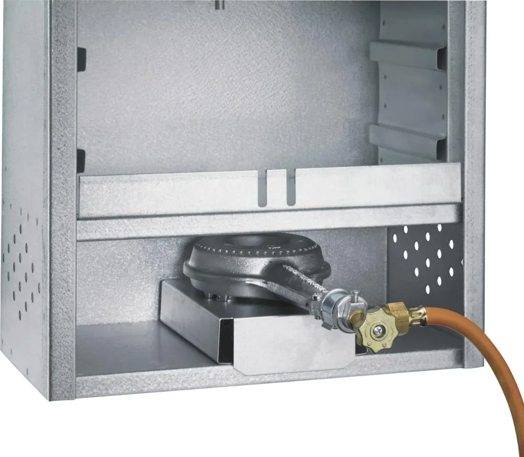 Gasheizung 4200 Watt für Räucheröfen, aus Aluguss