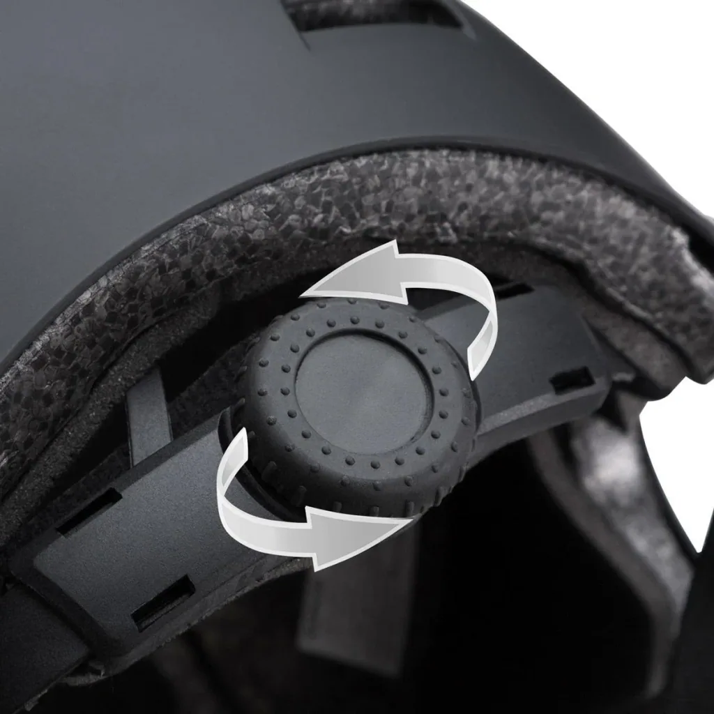 Atlantic Rift Skatehelm/Fahrradhelm/Helm für Inline-Skates/Helm für Skateboard - Schwarz - M - verstellbar