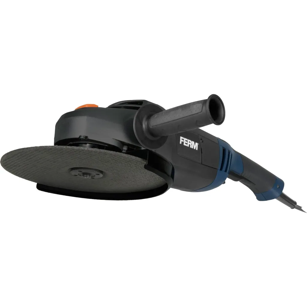 AGM1088 Winkelschleifer 2500W - 230mm - Soft Start - Spindelarretierung - Soft Griff - Mit Verstellbare Seitengriff und