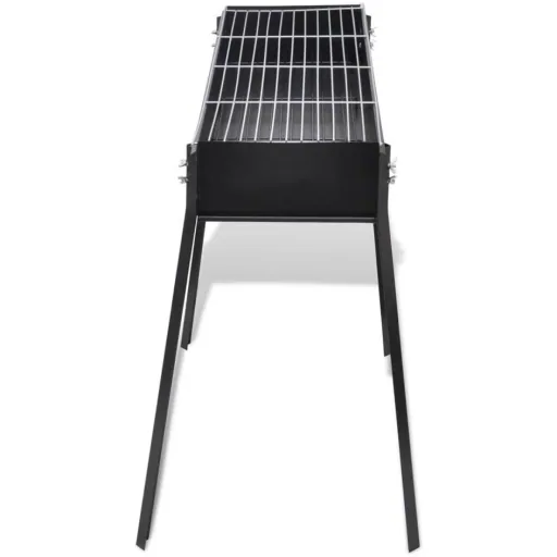Holzkohlegrill quadratisch 75x28 cm