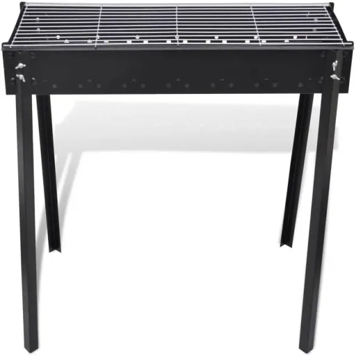 Holzkohlegrill quadratisch 75x28 cm