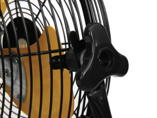 Bodenventilator Stahl Ø 30,5 cm Schwarz/Gelb