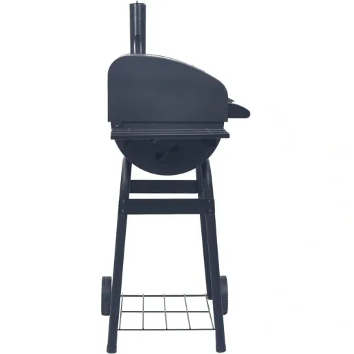 Holzkohlegrill Smoker mit Unterseite schwarz