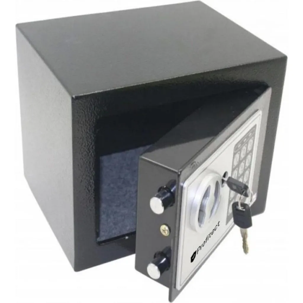 Safe - Elektronischer Safe - 31x20x20 cm - Schwarz
